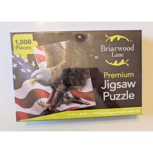 Briarwood Lane American Freedom Eagle 1000 Piece Jigsaw Puzzle‎ USA Flag